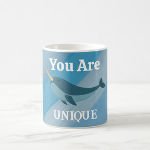 Vous êtes unique et incroyable Mug de café typogra