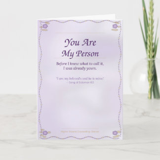 Vous êtes vu — Carte de vœux d'encouragement