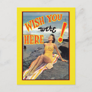 Vous étiez ici ! Carte postale de la plage Bikini