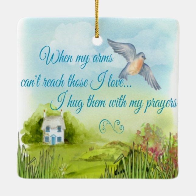 Vous étreindre avec mon ornement de prières (Dos)