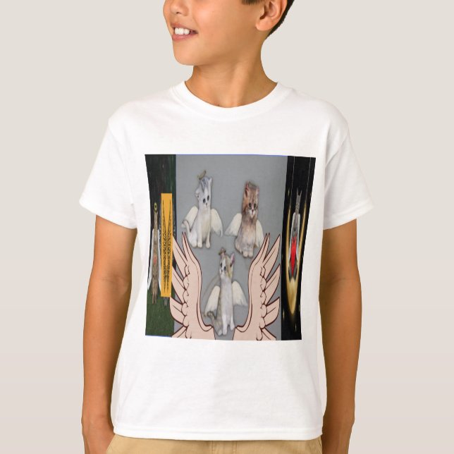 vous faire viser comme chat et ange T-shirt (Devant)