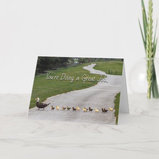 Vous faites une excellente carte de voeux de trava (Devant)