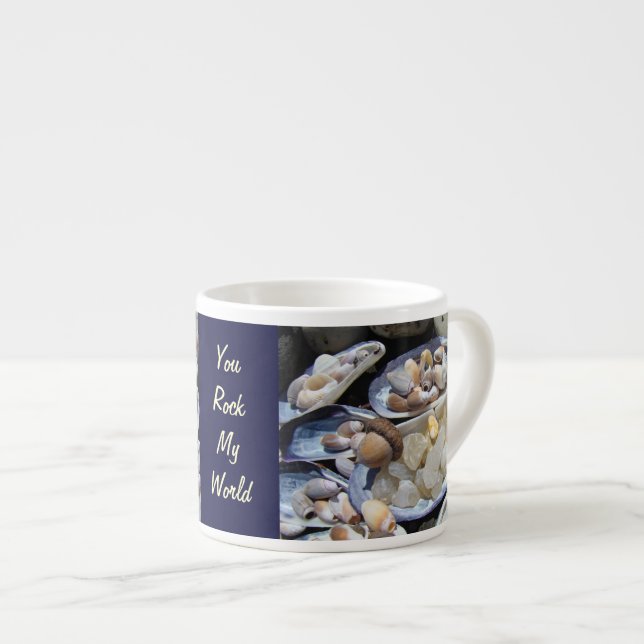 Vous faites vibrer mon monde ! mugs expresso Agate (Devant droit)