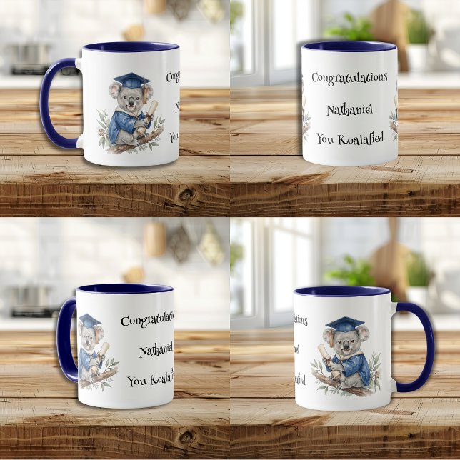 Vous Koalafied Mug de remise de diplôme de koala (Créateur téléchargé)