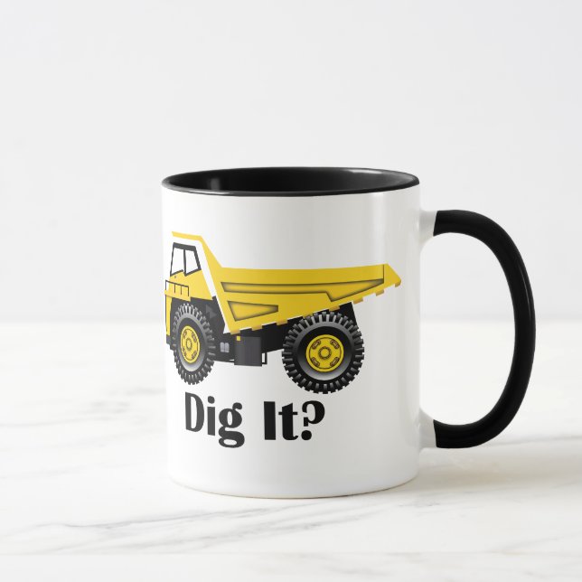 Vous L'Avez Creusé ? - Noir 11 oz Ringer Mug  (Droite)