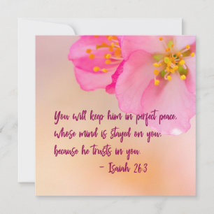 Vous Le Garderez Christian Floral Inspirational