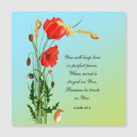 Vous le garderez en paix parfaite Bible Verse