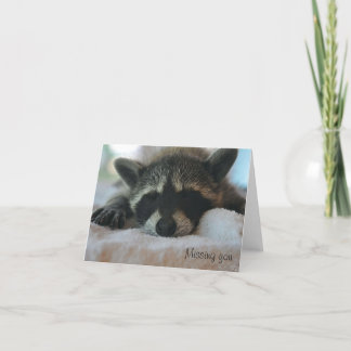 "Vous manquant" carte pour notes