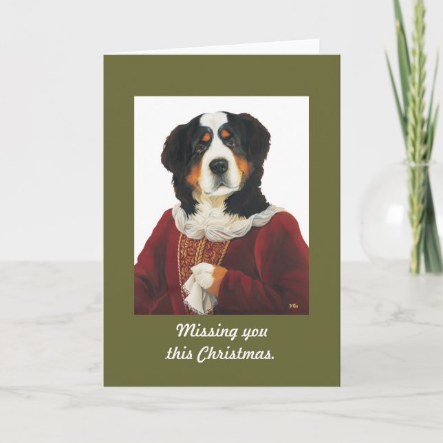 Vous manquant ce Noël. carte (Devant)