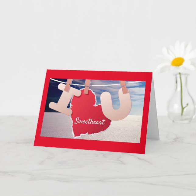 **VOUS MARIEZ "MOI" (JE VOUS AIME) CARTE (Petite plante)