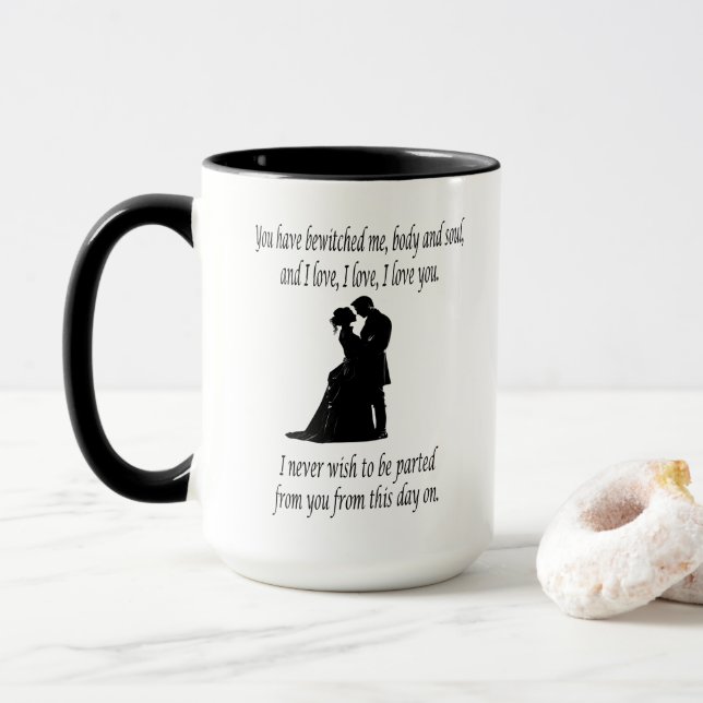 Vous m'avez envoûté corps & âme Citer Mug (Avec donut)