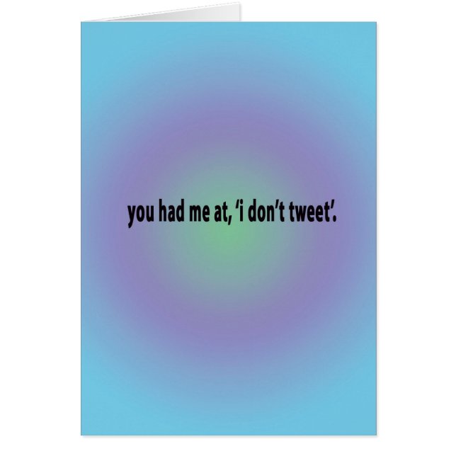 vous m'avez eu à moi ne gazouillez pas… (Devant)