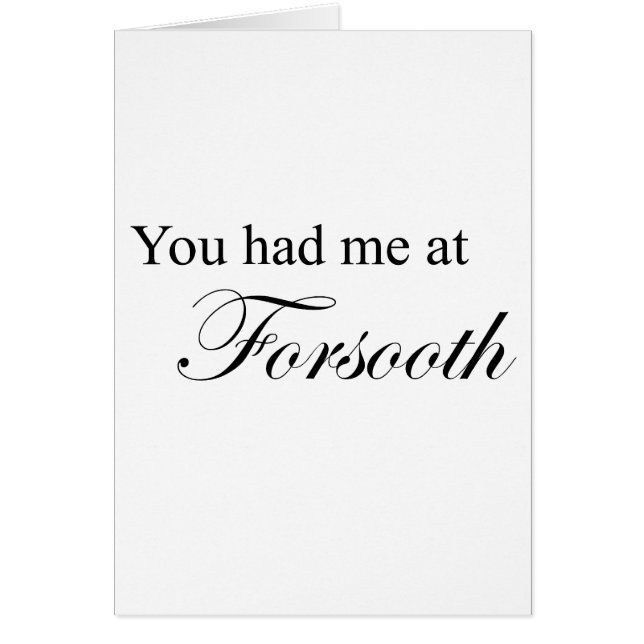 Vous m'avez eu à vrai dire (Devant)