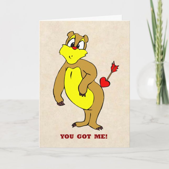 Vous M'Avez La Carte Valentine (Devant)