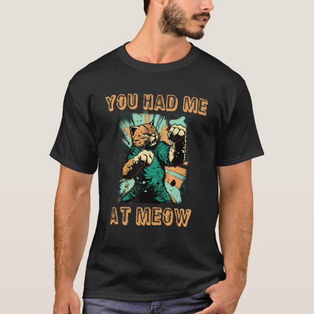 Vous m'aviez à Miaou ! T-shirt chat (Devant)