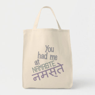 Vous m'aviez dans les sacs Namaste