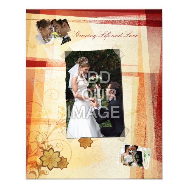 Vous Me Complétez Poster Mariage Photo Élargisseme (Devant)