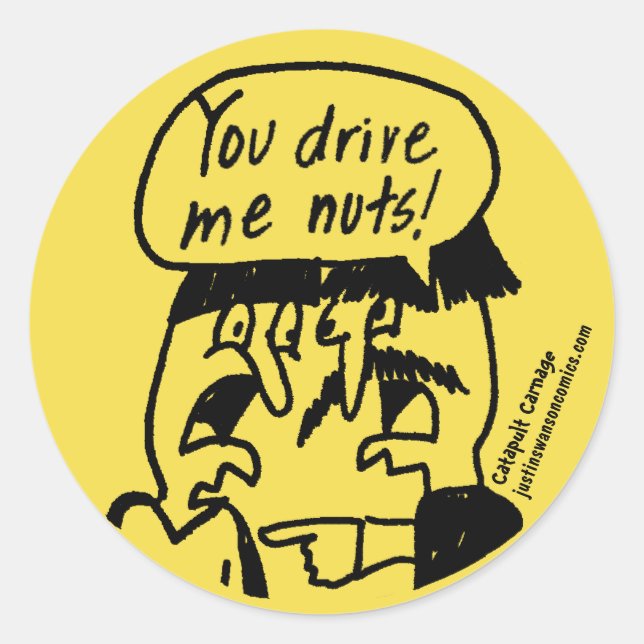 Vous Me Conduisez À Un Sticker De Noix (Devant)