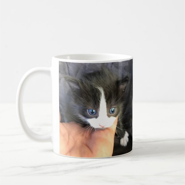Vous m'épatez ! Mug à café avec chaton (Gauche)