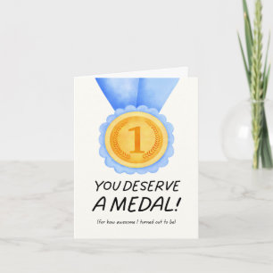 Vous méritez une médaille Maman Carte