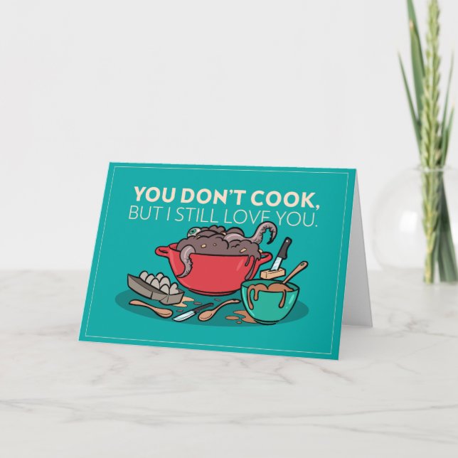 Vous ne cuisinez pas pour la carte de vacances (Devant)