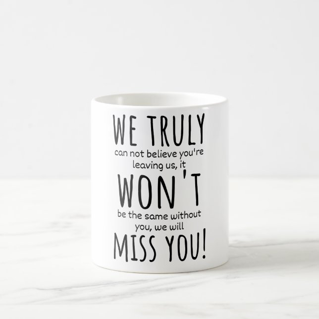 vous ne manquerez pas yoU Postcard Coffee Mug (Centre)