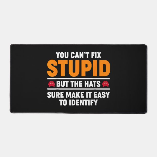 Vous ne pouvez pas réparer stupide mais les chapea (Recto)