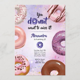 Vous ne voulez pas lui manquer Invitation de fête