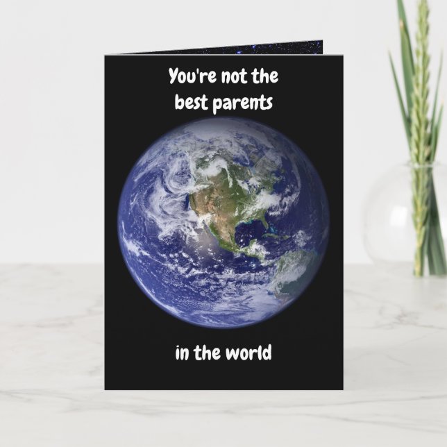 Vous n'êtes pas les meilleurs parents. Carte (Devant)