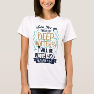 Vous n'êtes pas seul Dieu Faith Hope Tshirt Budget