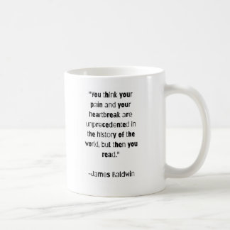"Vous n'êtes pas seul" James Baldwin Cite Mug