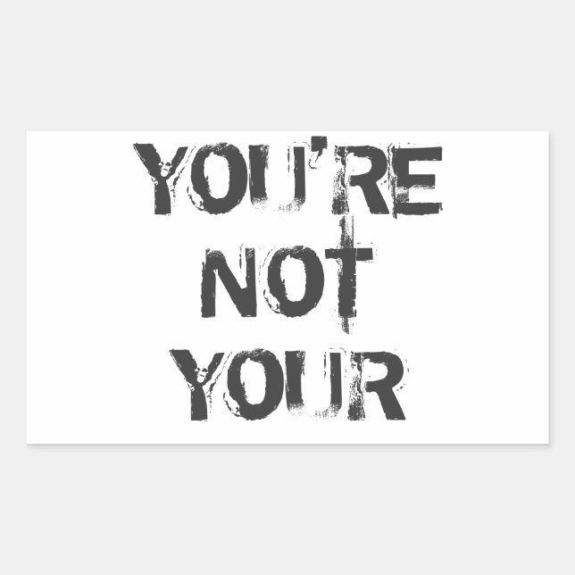 Vous n'êtes pas vos Stickers (Devant)