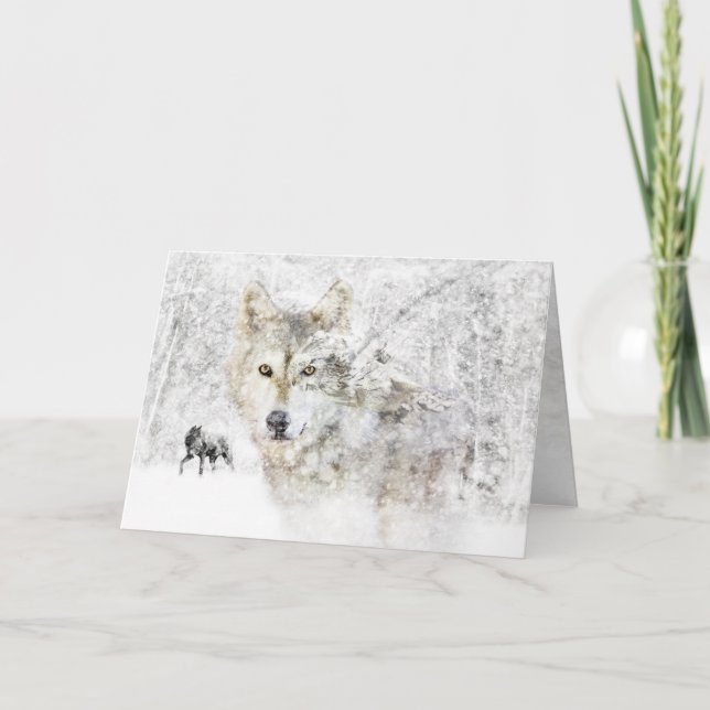 "Vous observer" - Carte de voeux (Devant)