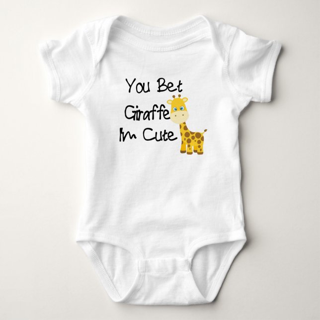 Vous pariez girafe Je suis mignon™ Body bébé  (Devant)