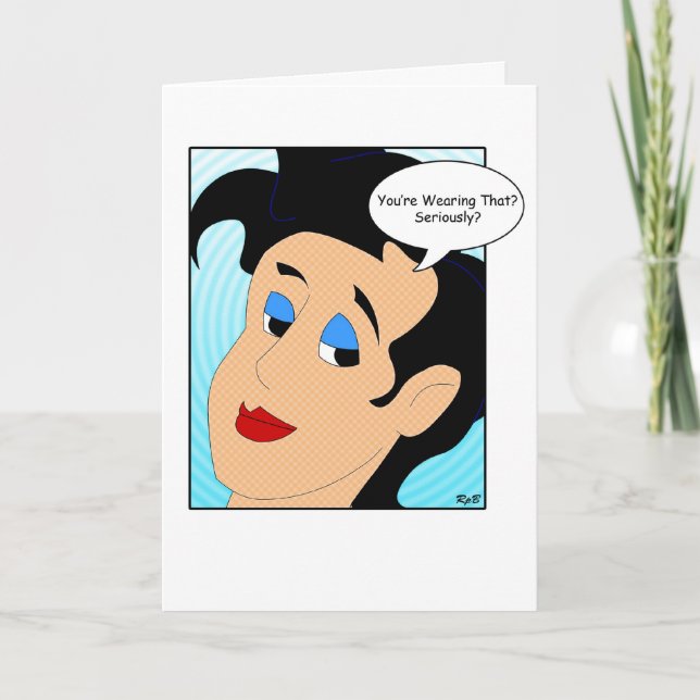 Vous portez ça ? Carte d'anniversaire (Devant)
