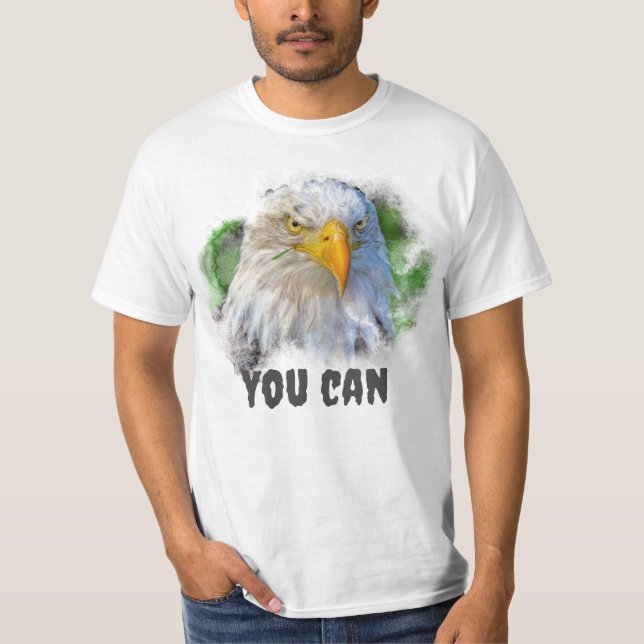 Vous pouvez aigle t-shirt homme (Devant)