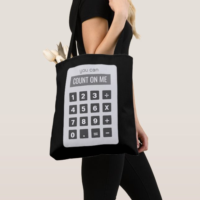 Vous pouvez compter sur moi sac fourre-tout de cal (De près)
