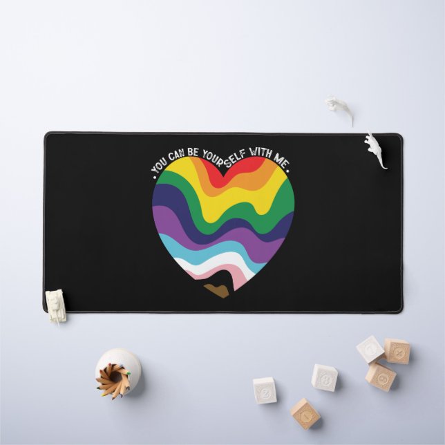 Vous pouvez être vous-même avec moi LGBT Transgenr (Tableau pour enfants)