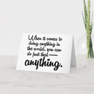 Vous Pouvez Faire N'Importe Quelle Bonne Carte De 