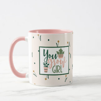 Vous Pouvez Fille Plante Lover Coffee Mug