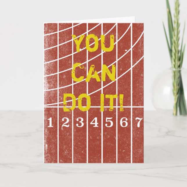 Vous pouvez le faire Carte d'encouragement pour le (Devant)