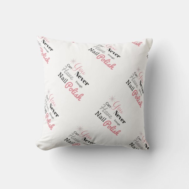 Vous pouvez ne jamais avoir assez de coussin de (Recto)