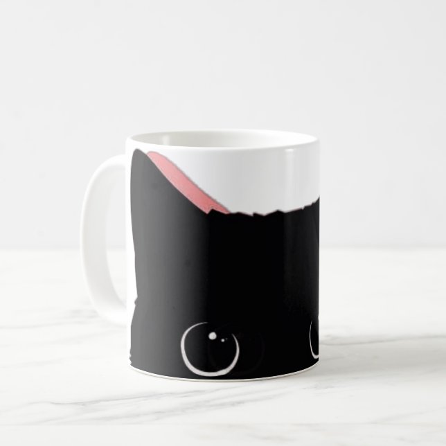Vous regarder Cat Coffee Mug (Devant gauche)