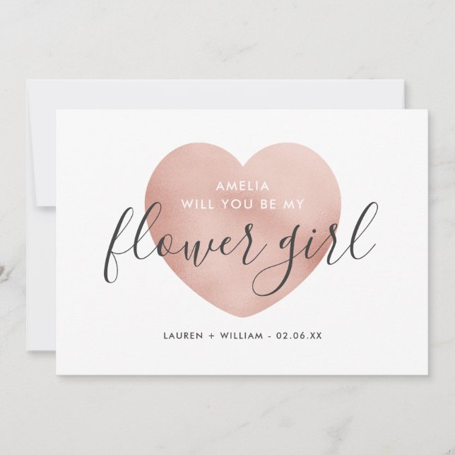 Vous serez ma carte de demoiselle de honneur - (Devant)