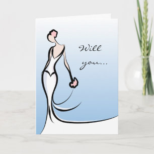 Vous serez ma carte de demoiselle d'honneur