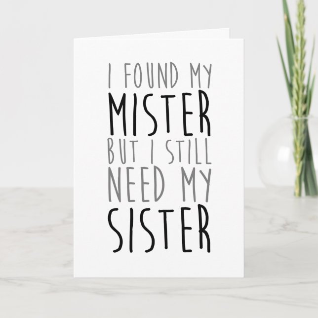 vous serez ma carte de demoiselle d'honneur (Devant)