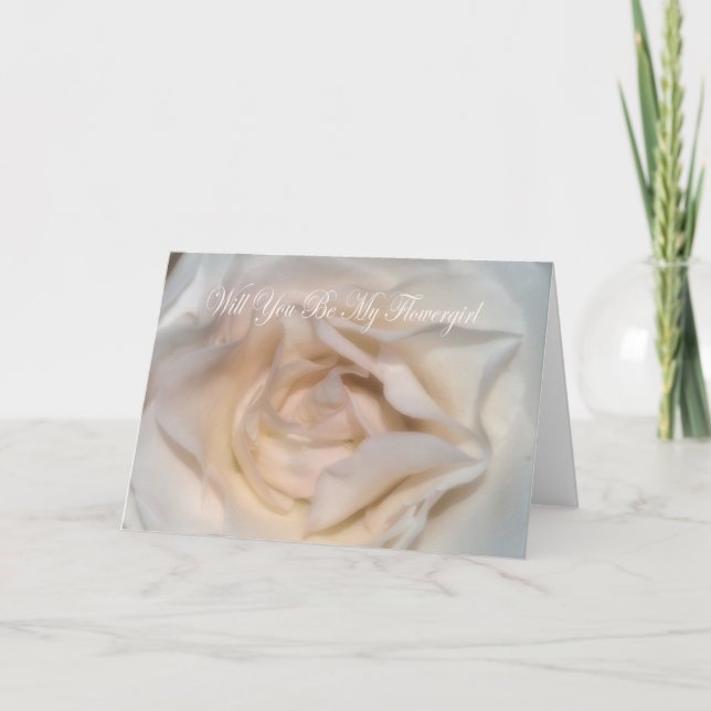 Vous serez ma carte de Flowergirl (Devant)