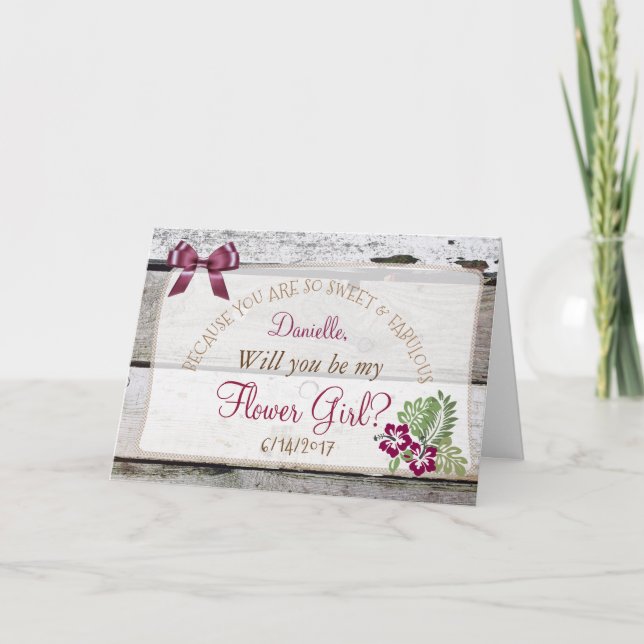 Vous serez ma carte rustique de Bourgogne de (Devant)