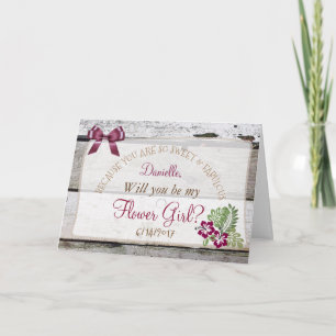 Vous serez ma carte rustique de Bourgogne de