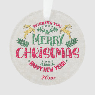 Vous souhaitant un Joyeux Noël et une Bonne Année